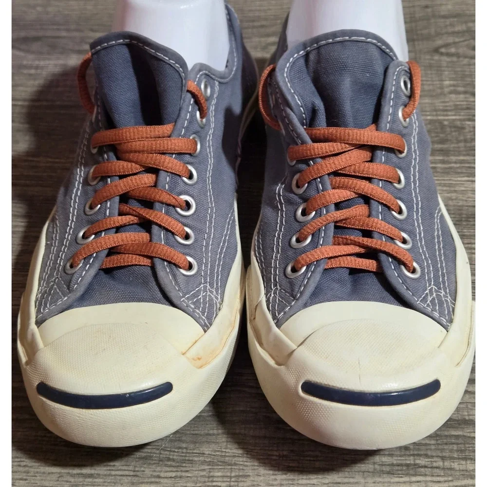 Converse Jack Purcell Canvas Lace Up Sneakers Womens 9.5 Mens 8 Blue